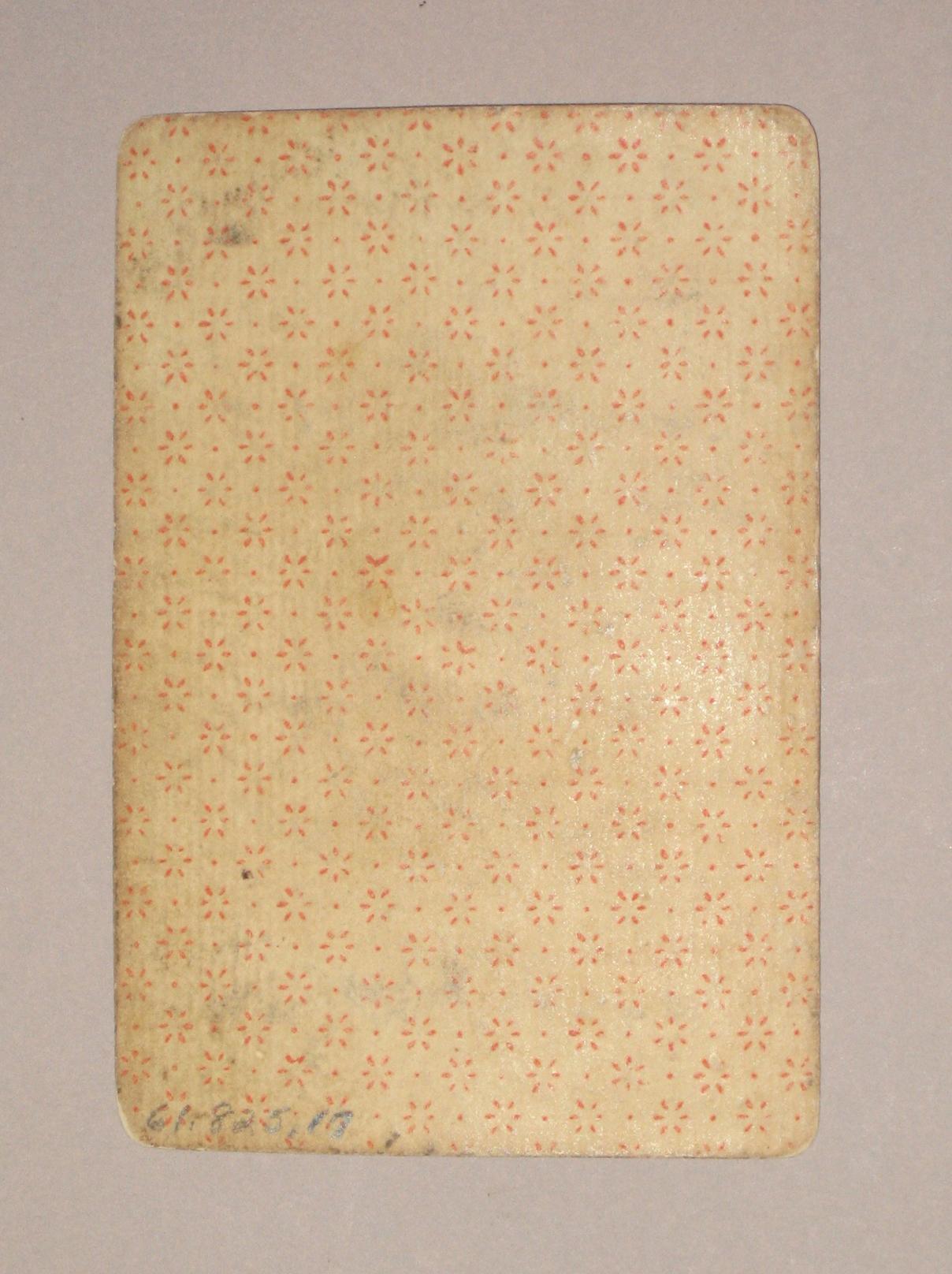 1961.0825.017 Playing Card (reverse)