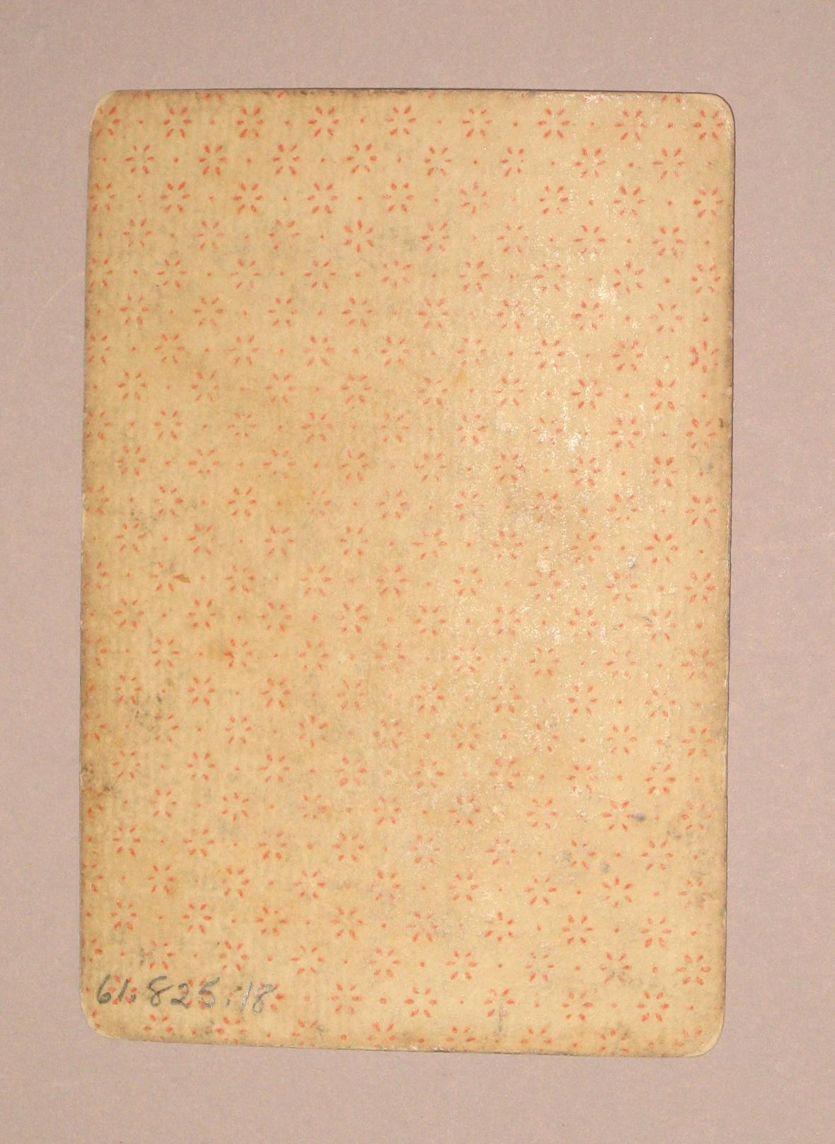 1961.0825.018 Playing Card (reverse)