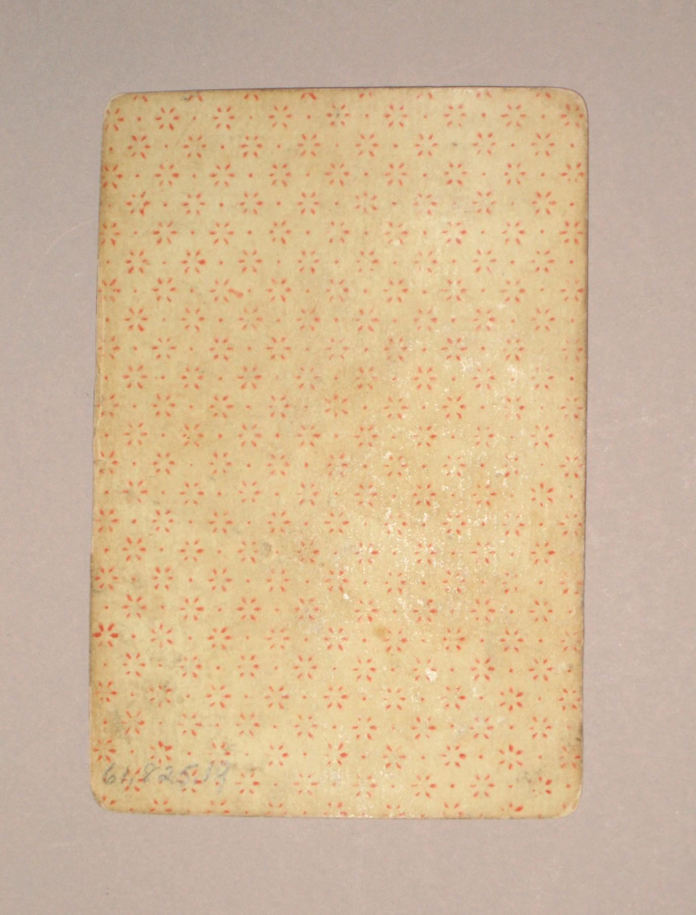 1961.0825.019 Playing Card (reverse)