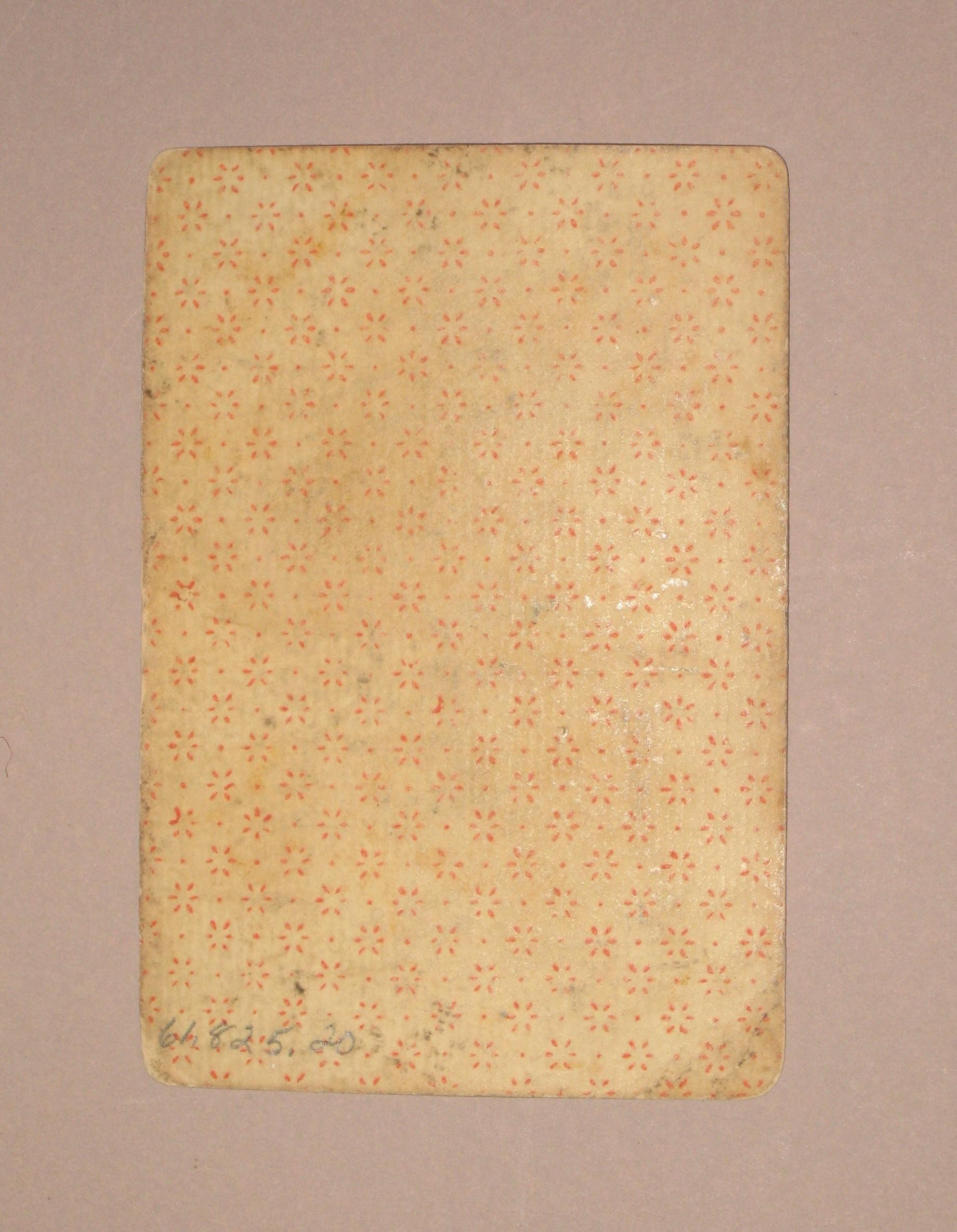 1961.0825.020 Playing card (reverse)