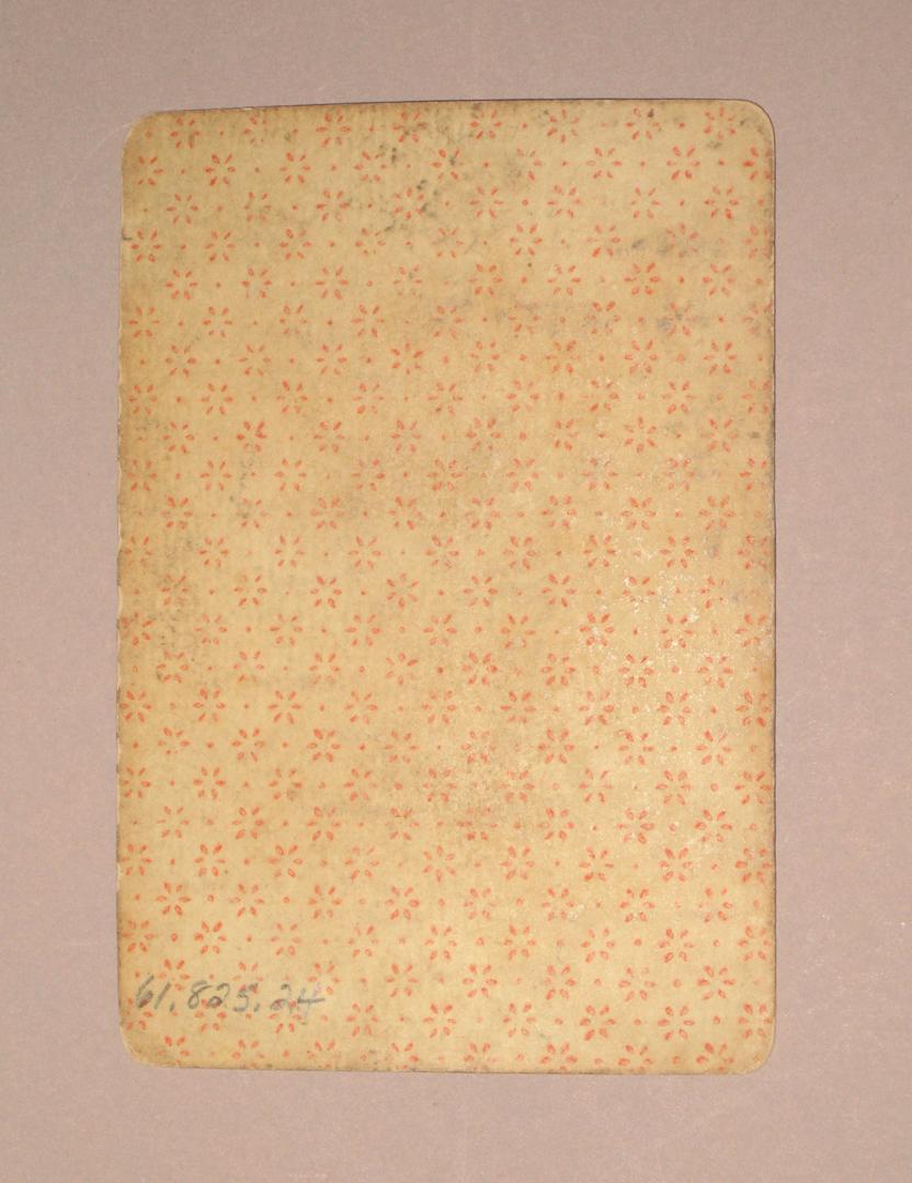 1961.0825.024 Playing Card (reverse)