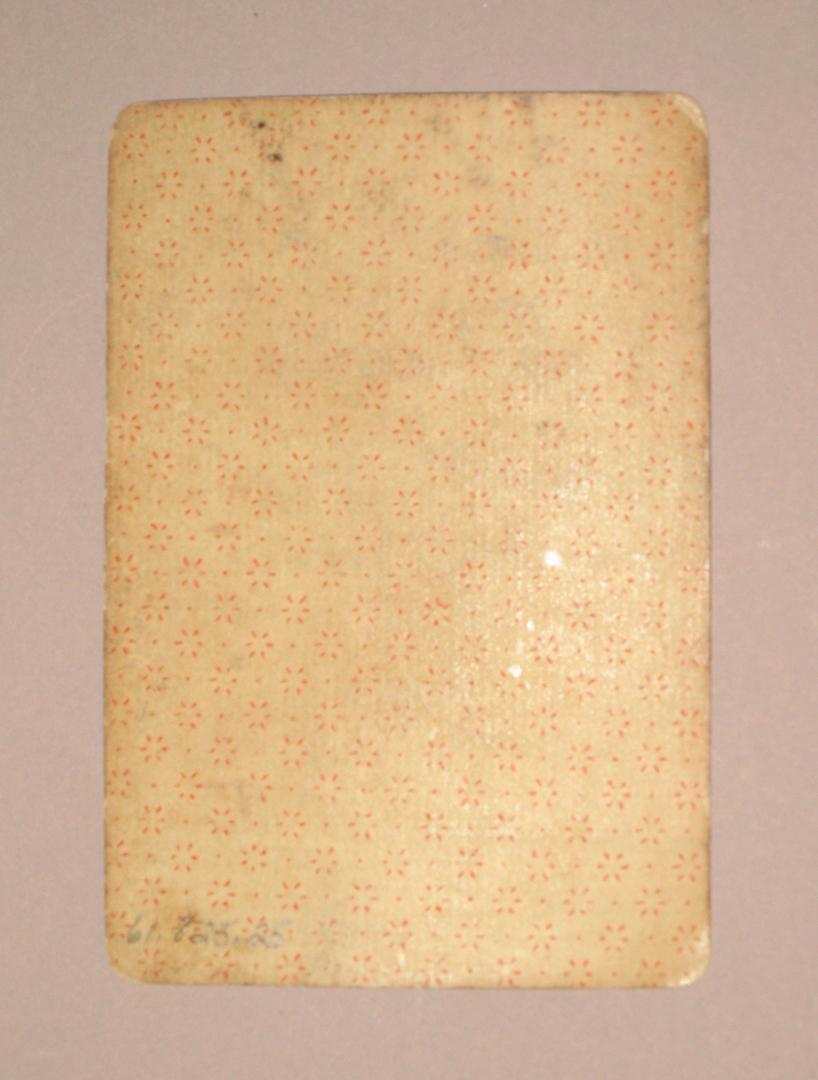 1961.0825.025 Playing Card (reverse)