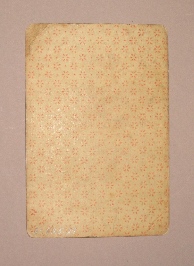 1961.0825.027 Playing Card (reverse)