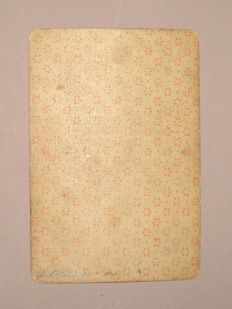 1961.0825.029 Playing Card (reverse)