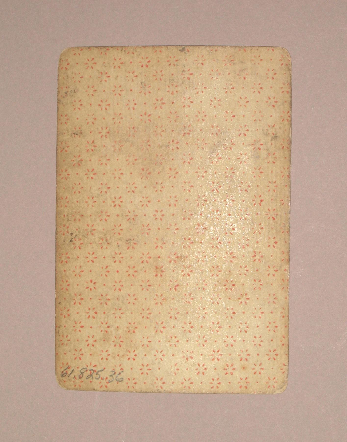 1961.0825.036 Playing Card (reverse)