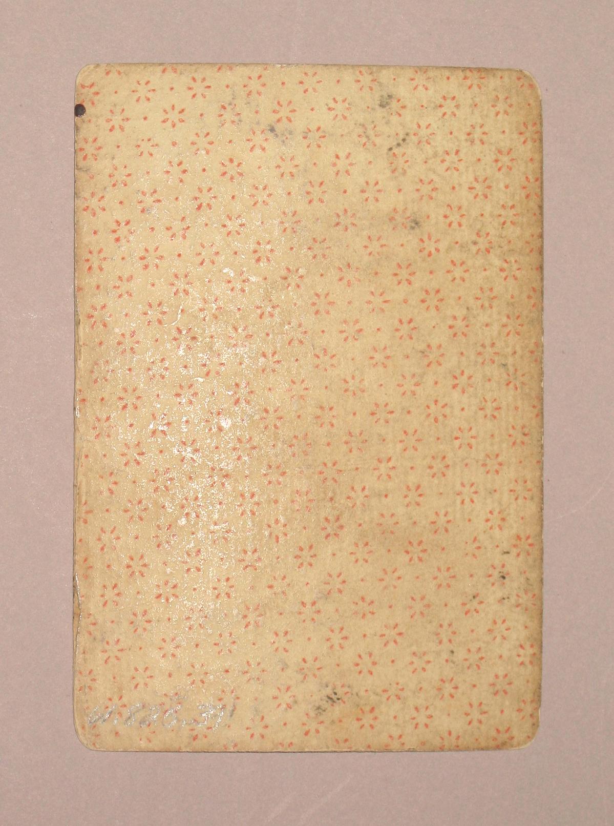 1961.0825.039 Playing Card (reverse)