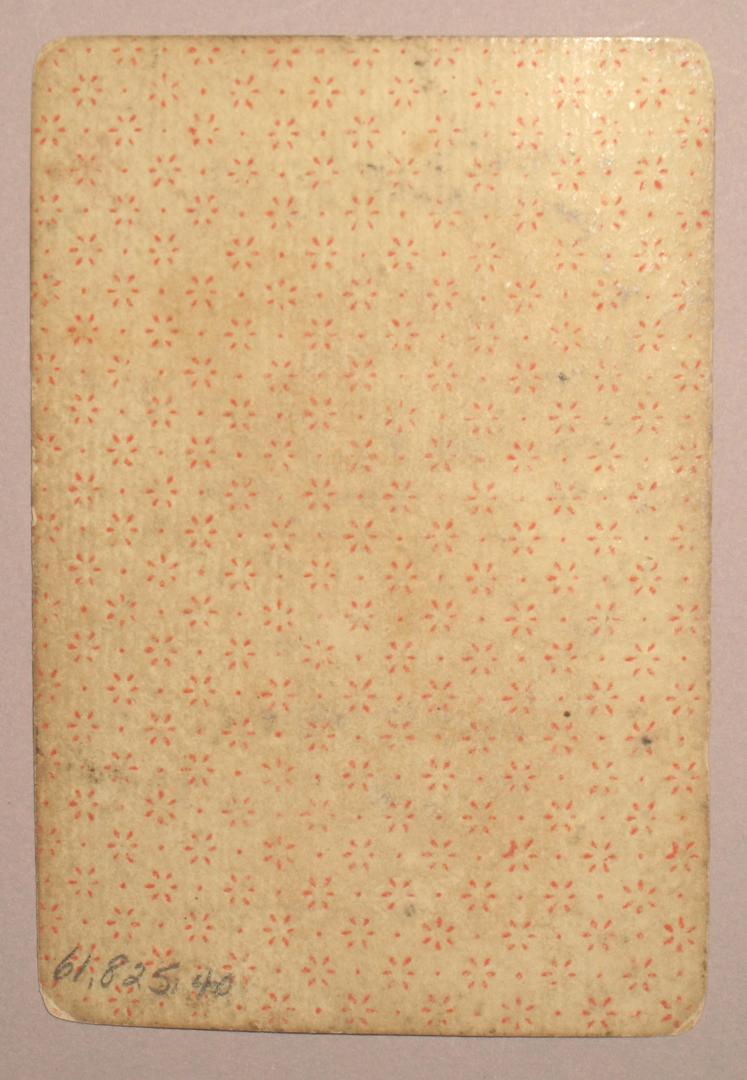1961.0825.040 Playing Card (reverse)