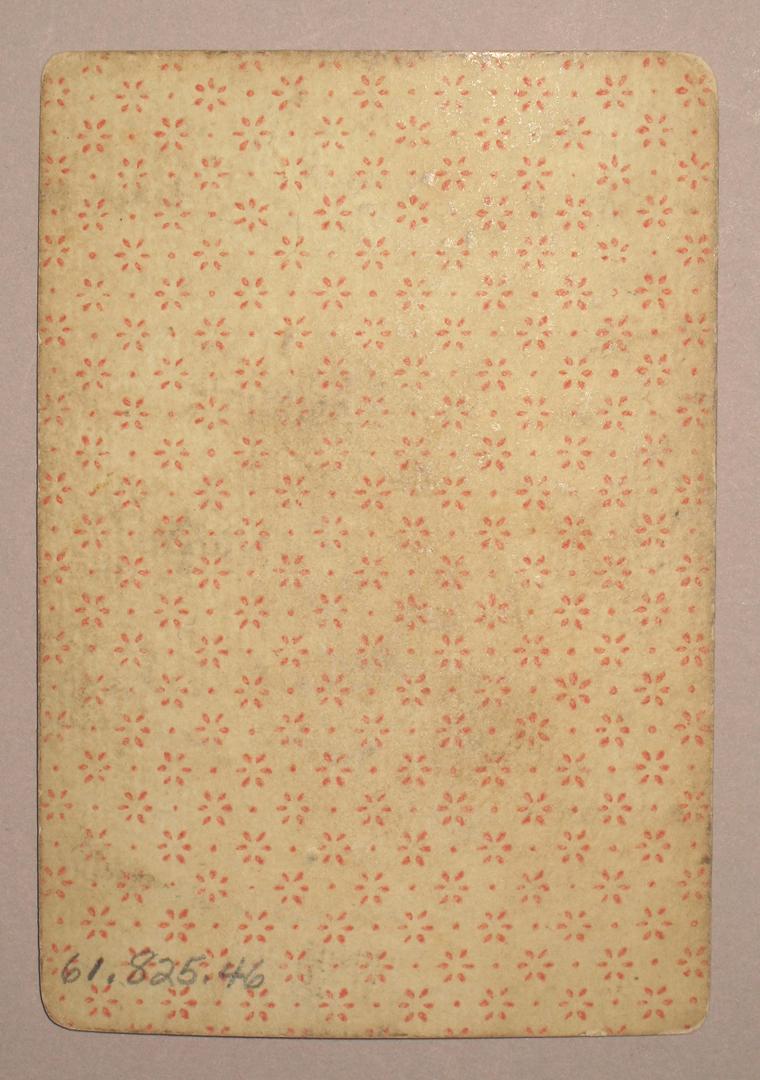 1961.0825.046 Playing Card (reverse)