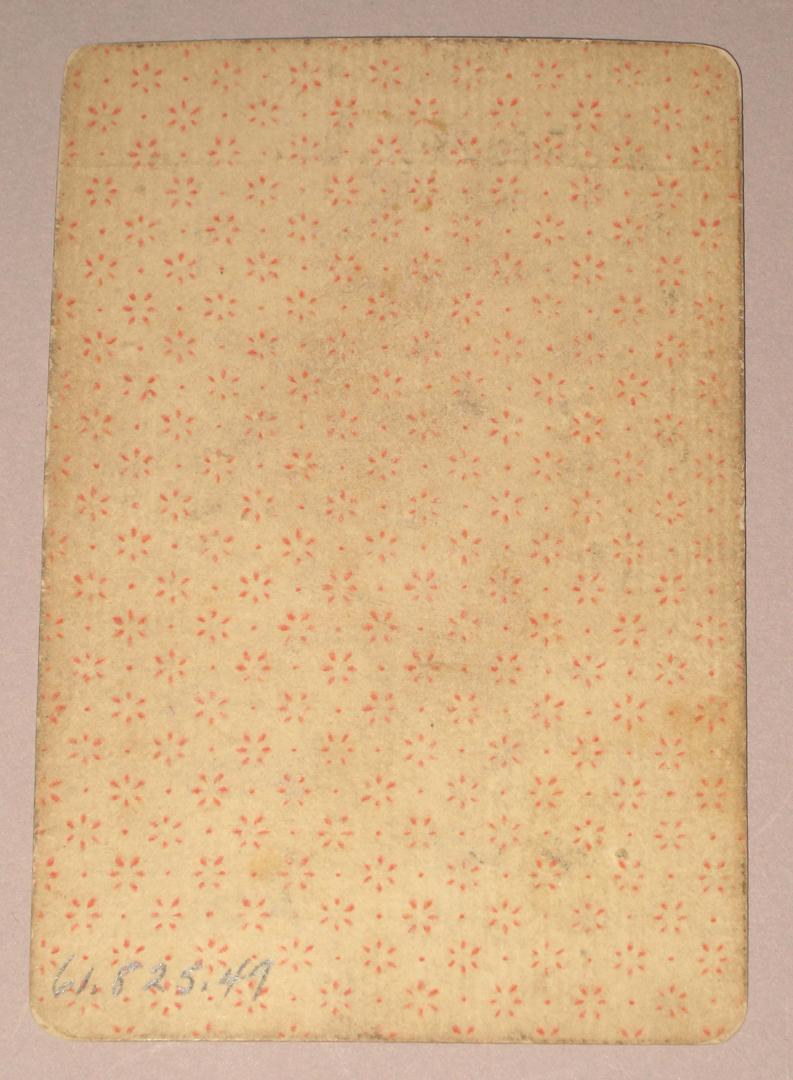 1961.0825.049 Playing Card (reverse)