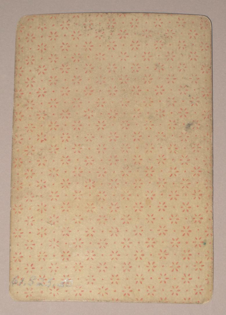 1961.0825.050 Playing Card (reverse)