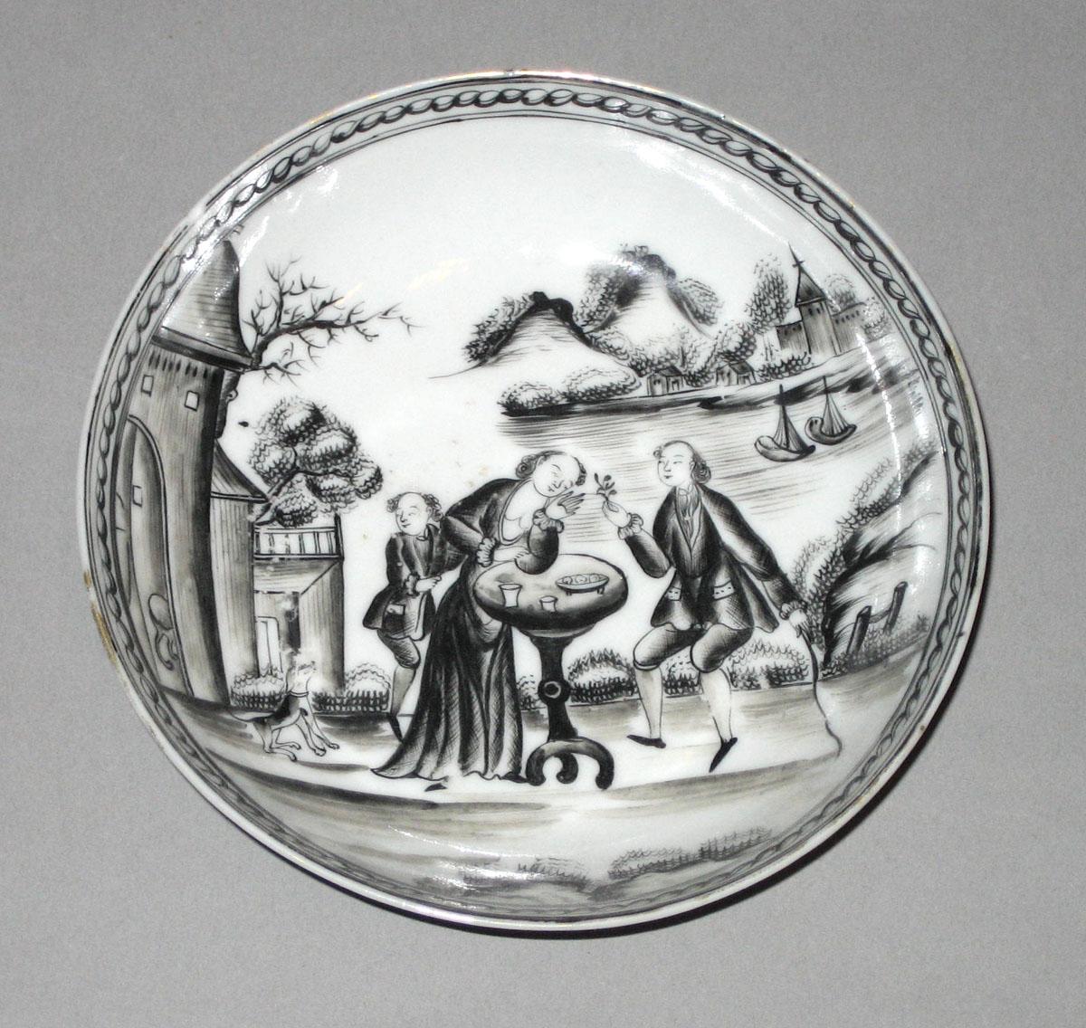 1961.0875.005 B Porcelain saucer
