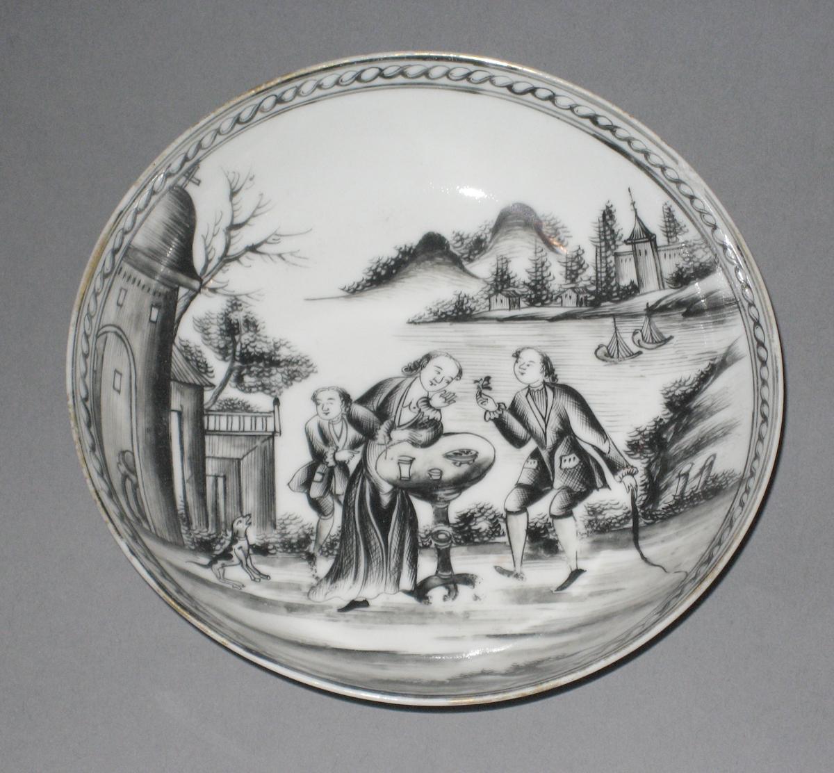 1961.0875.008 B Chinese porcelain saucer