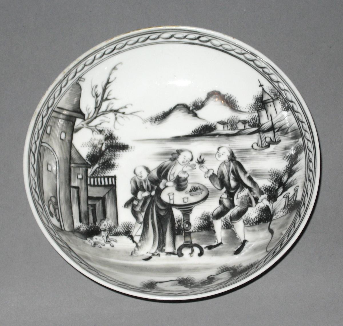 1961.0875.009 B Chinese porcelain saucer