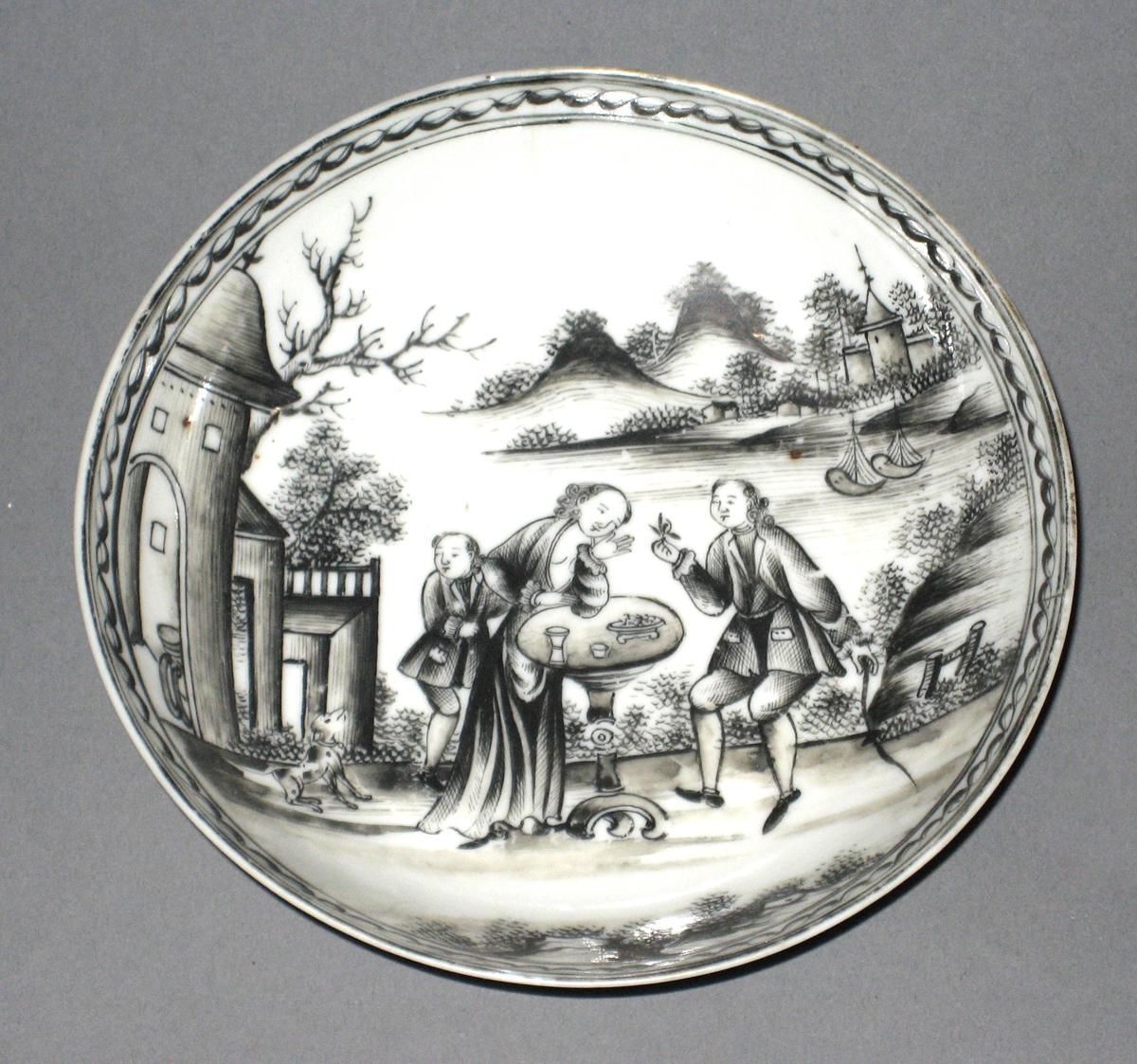1961.0875.010 B Chinese porcelain saucer