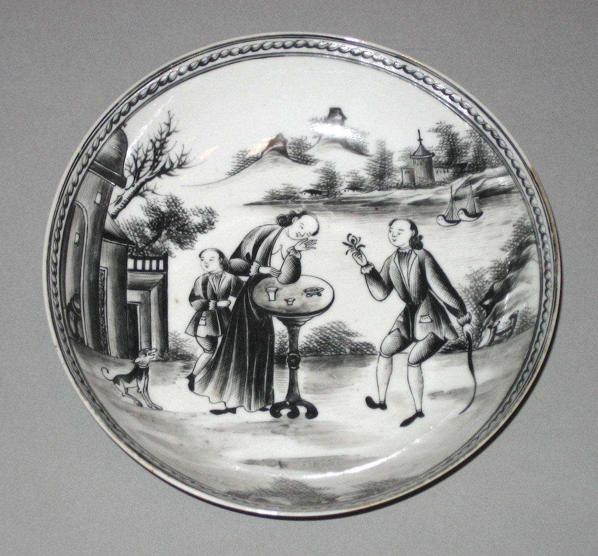 1961.0878 Porcelain saucer