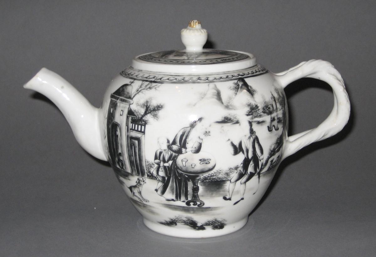 1961.0882 A, B Chinese porcelain teapot