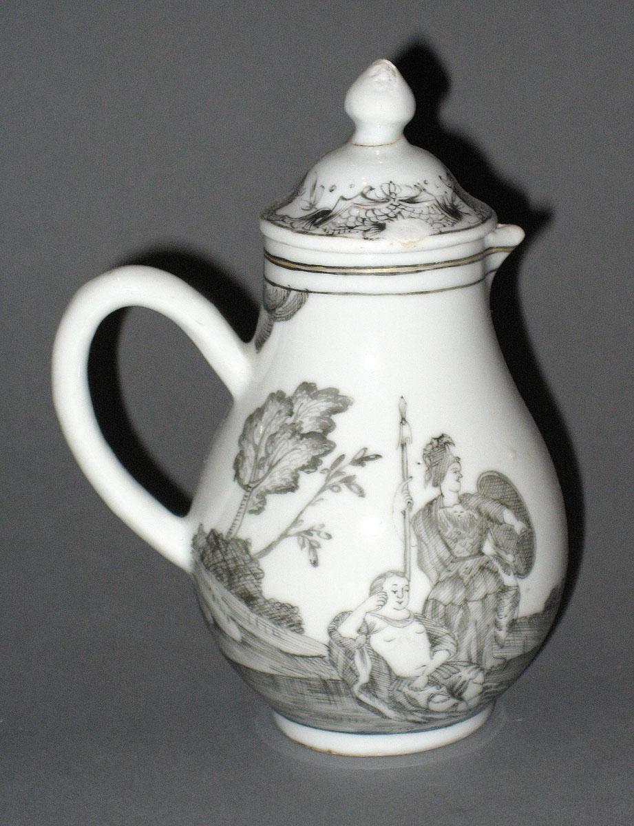 1961.0885 A, B Chinese porcelain milk jug side 2