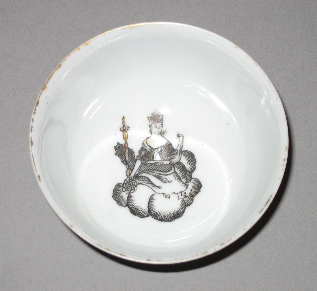 1961.0890 Porcelain teabowl top