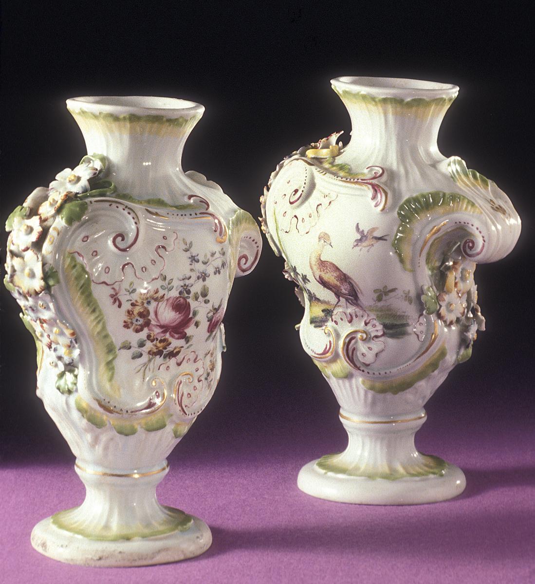1961.0930.001-.002 Flower Containers, Vases