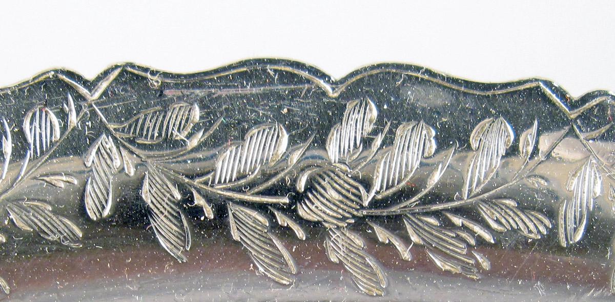 1961.0933 Silver Bowl detail decoration