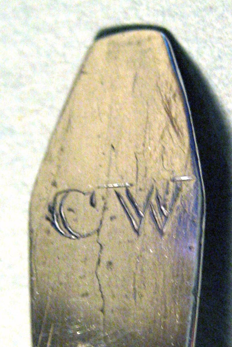 1961.0935.001 Silver Spoon engraving