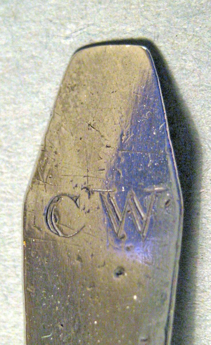 1961.0935.003 Silver Spoon engraving