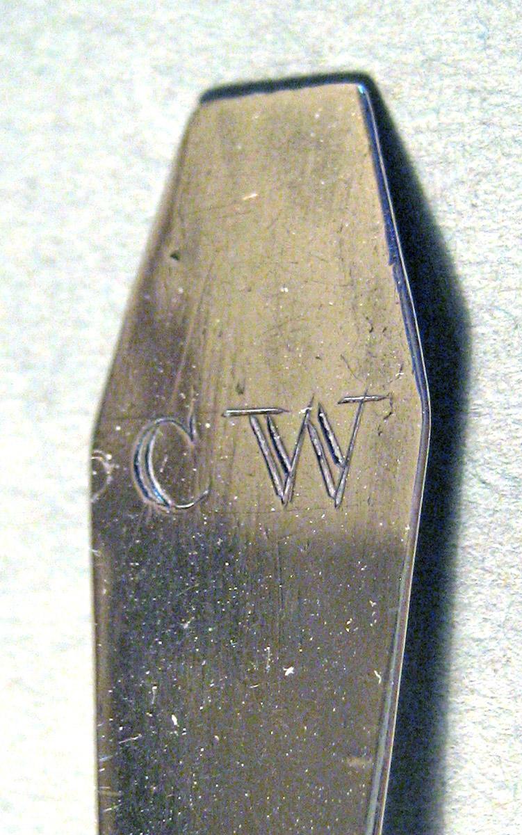 1961.0935.005 Silver Spoon engraving