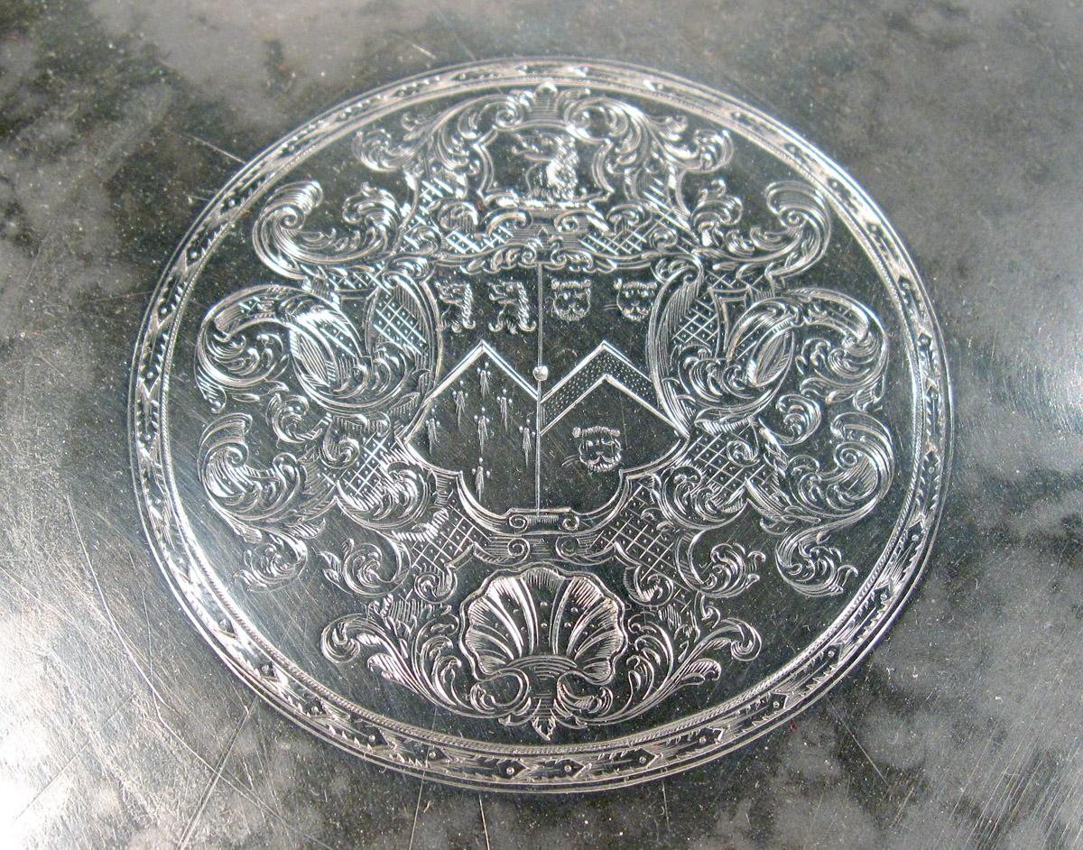 1961.0938 Silver Salver engraving