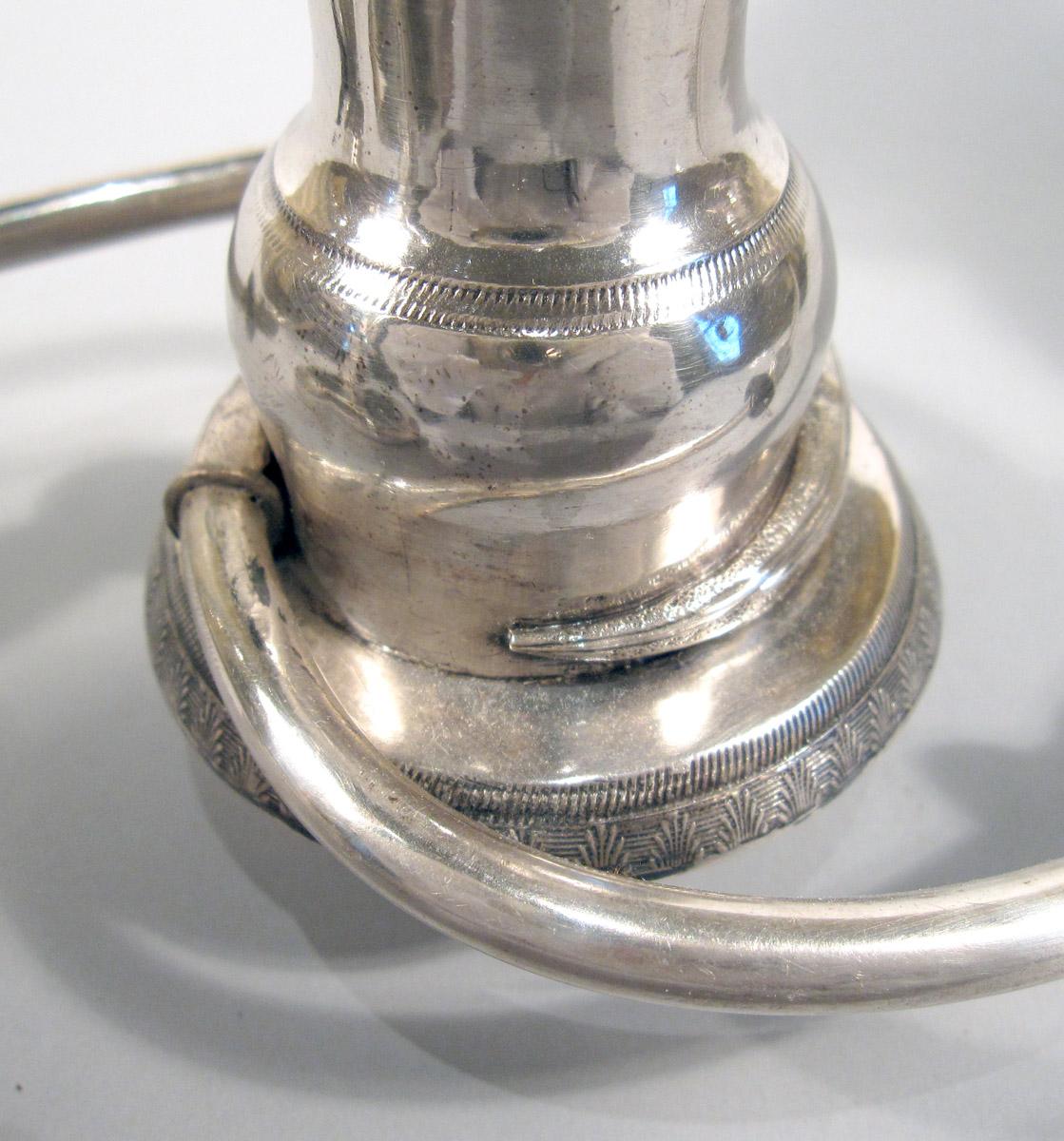 1961.0952.001 Silver Candelabrum detail 1