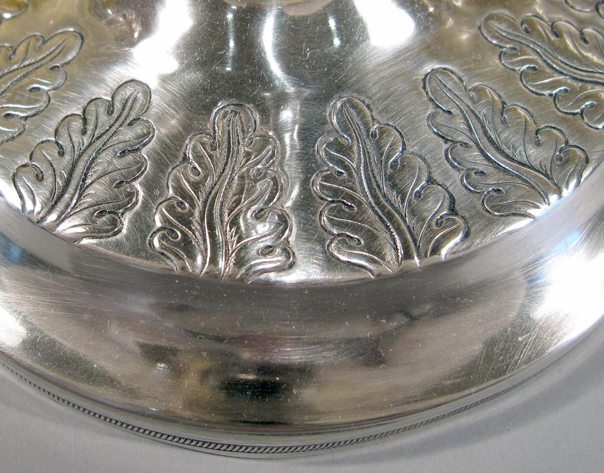 1961.0952.001 Silver Candelabrum detail 2