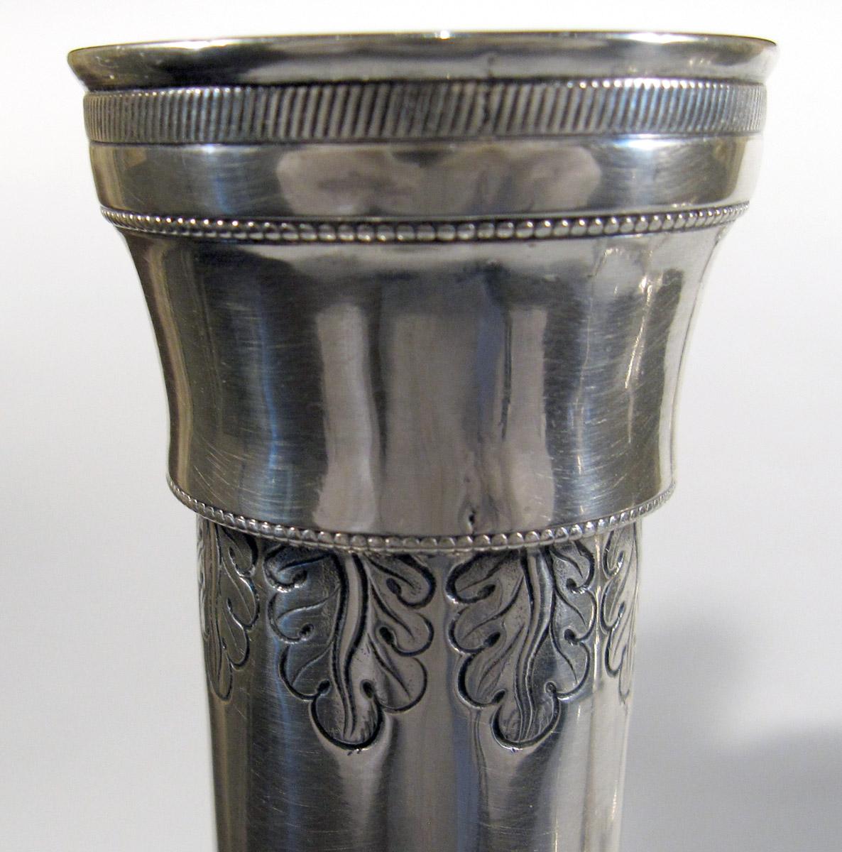 1961.0952.001 Silver Candelabrum detail 3