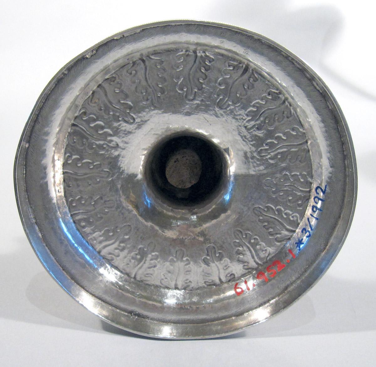 1961.0952.001 Silver Candelabrum underside