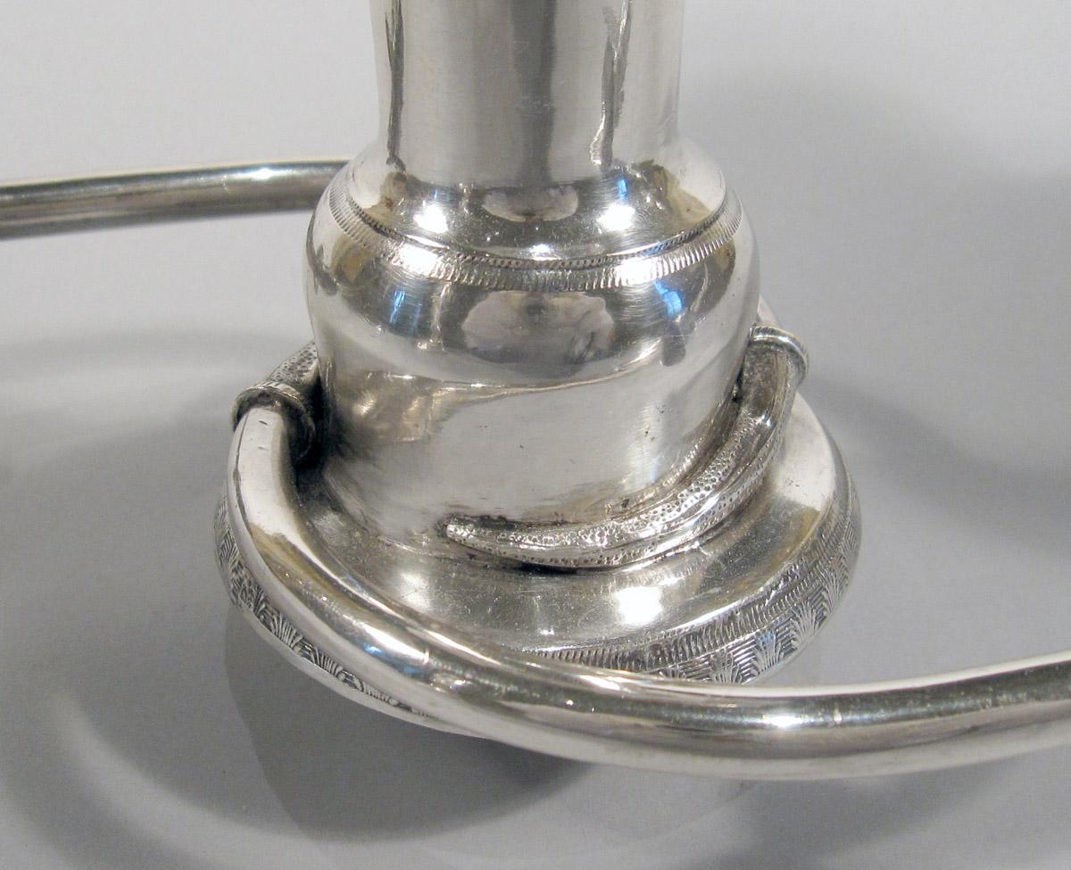 1961.0952.002 Silver Candelabrum detail 1
