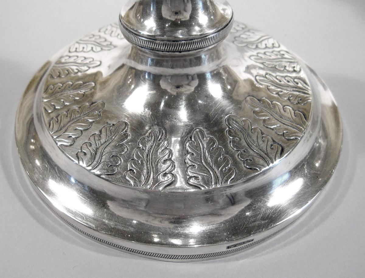1961.0952.002 Silver Candelabrum detail 4