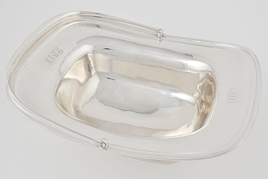 1961.0956 Silver Basket top view