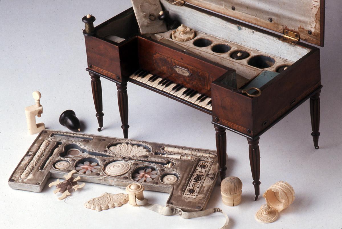 1961.1026 A-DD Sewing and Music Box