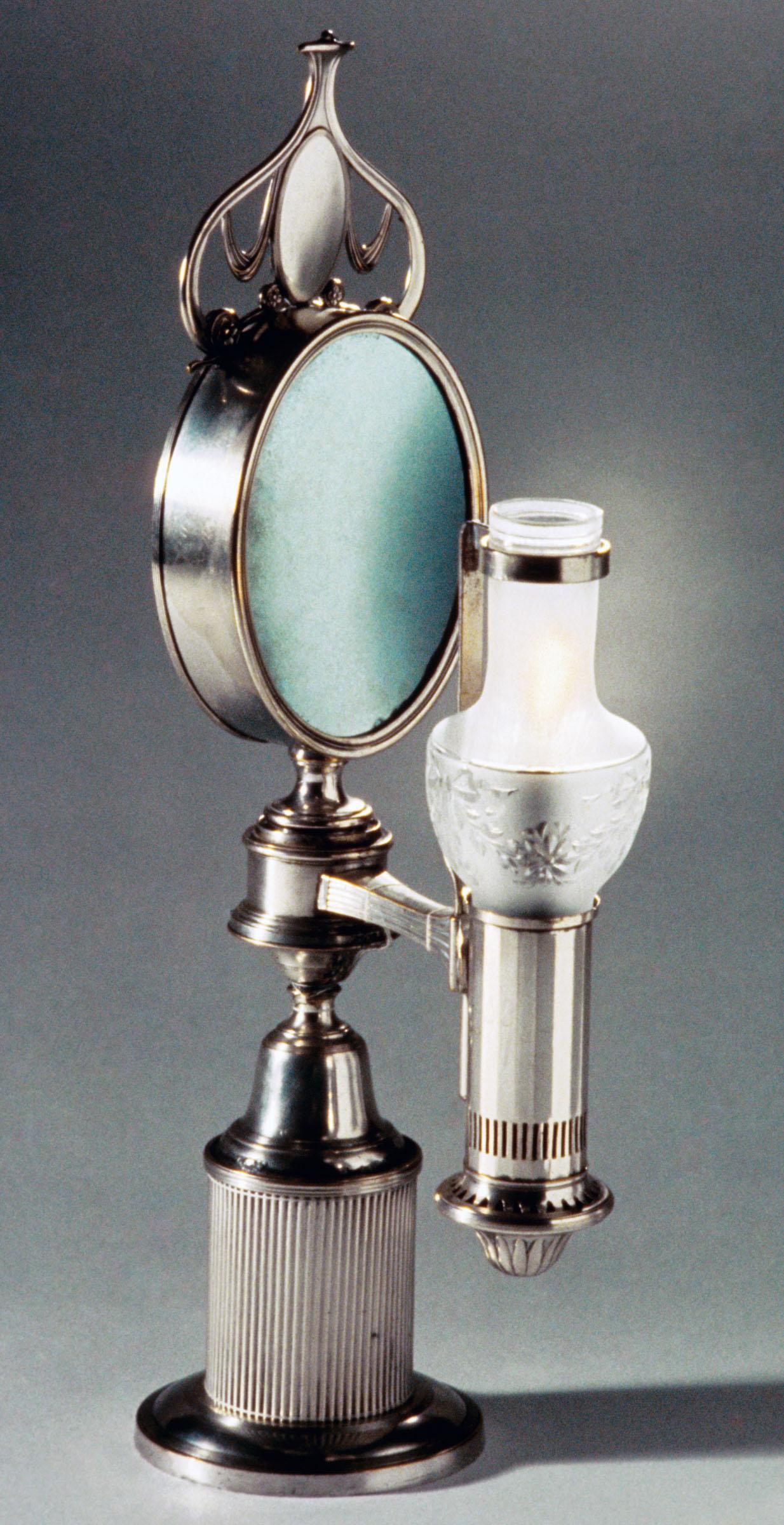 1961.1072 Lamp, Argand Lamp, view 1