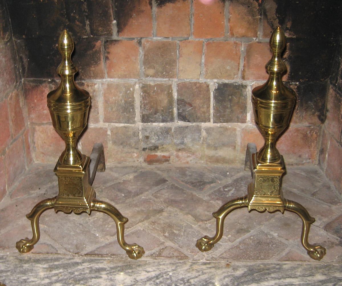 1961.1075.001 and .002 Andirons