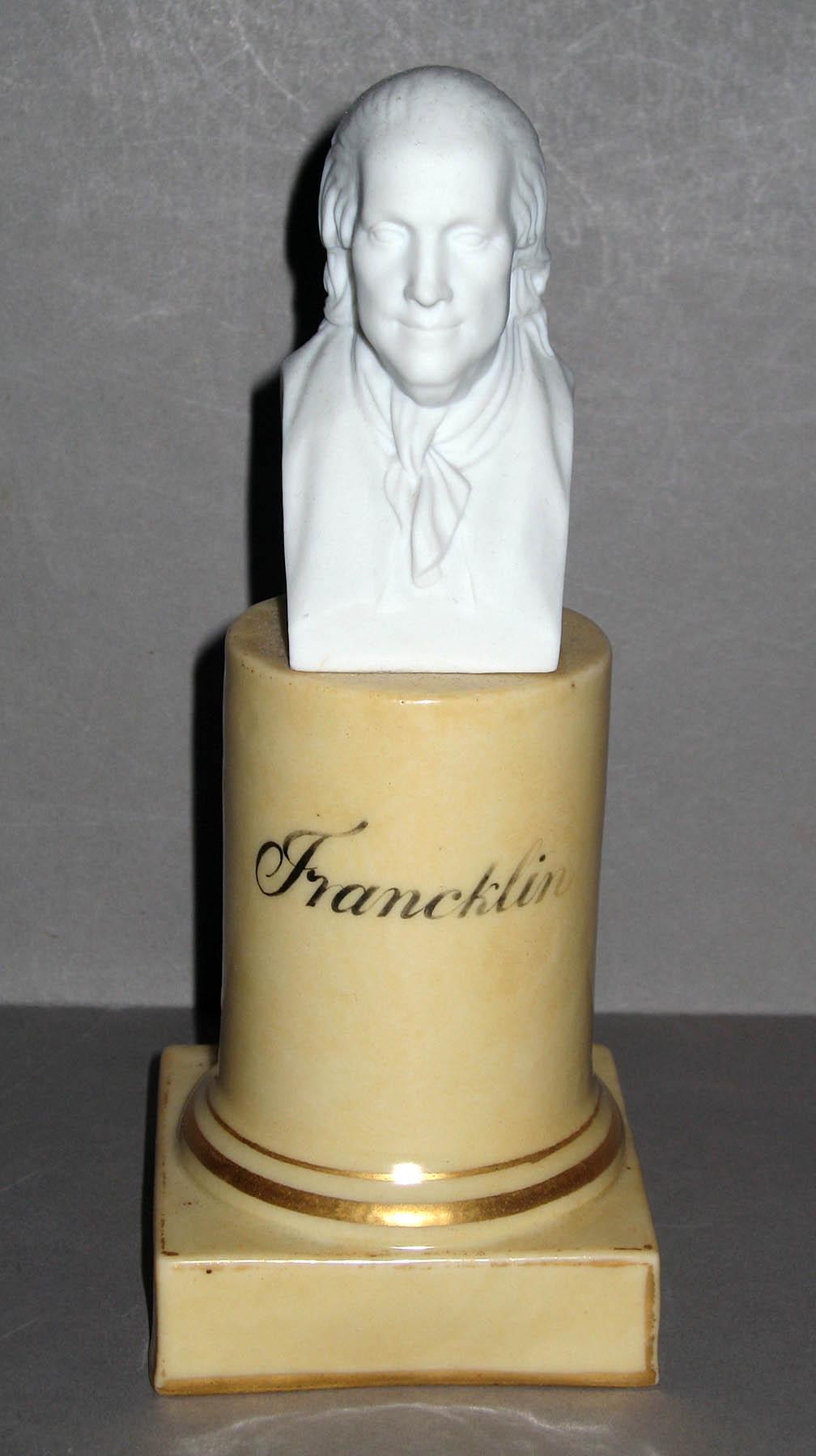 1961.1081 French biscuit porcelain bust