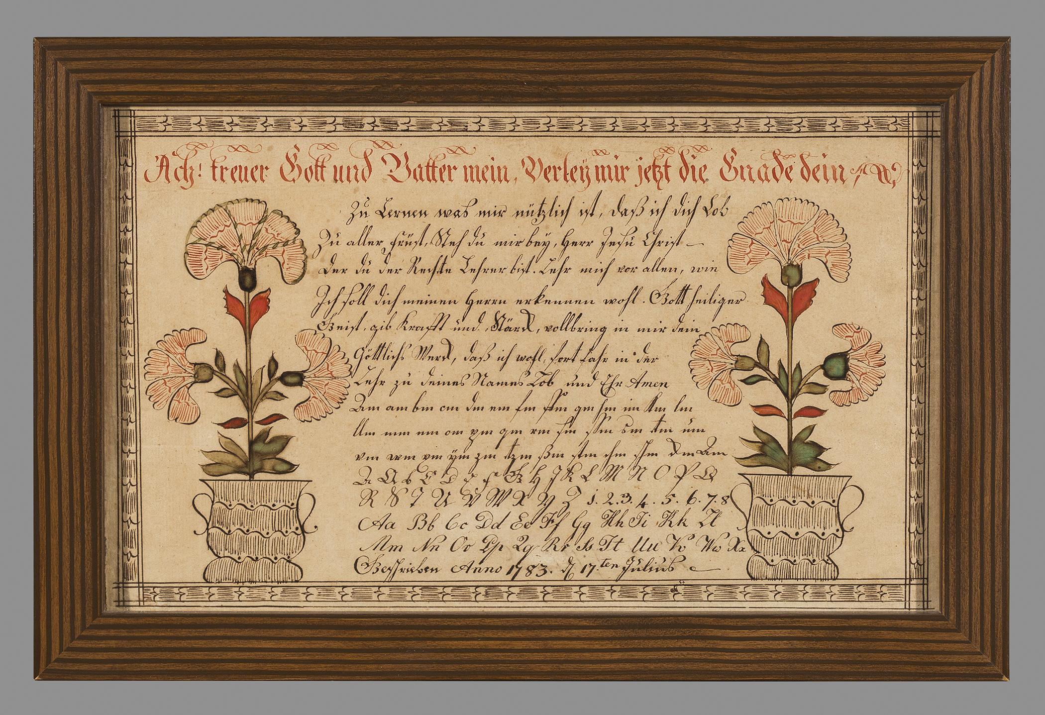 1961.1129 Fraktur, view 1