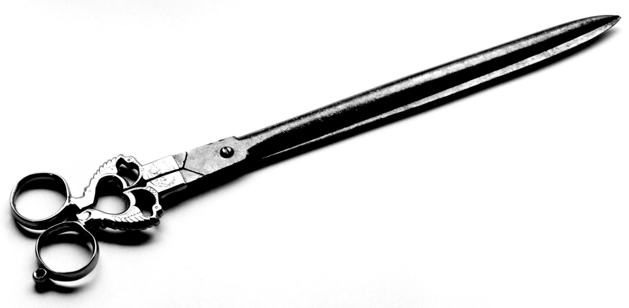1961.1172 Scissors, B+W