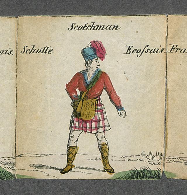 1955.0050.010 Folding pictures, Scotchman