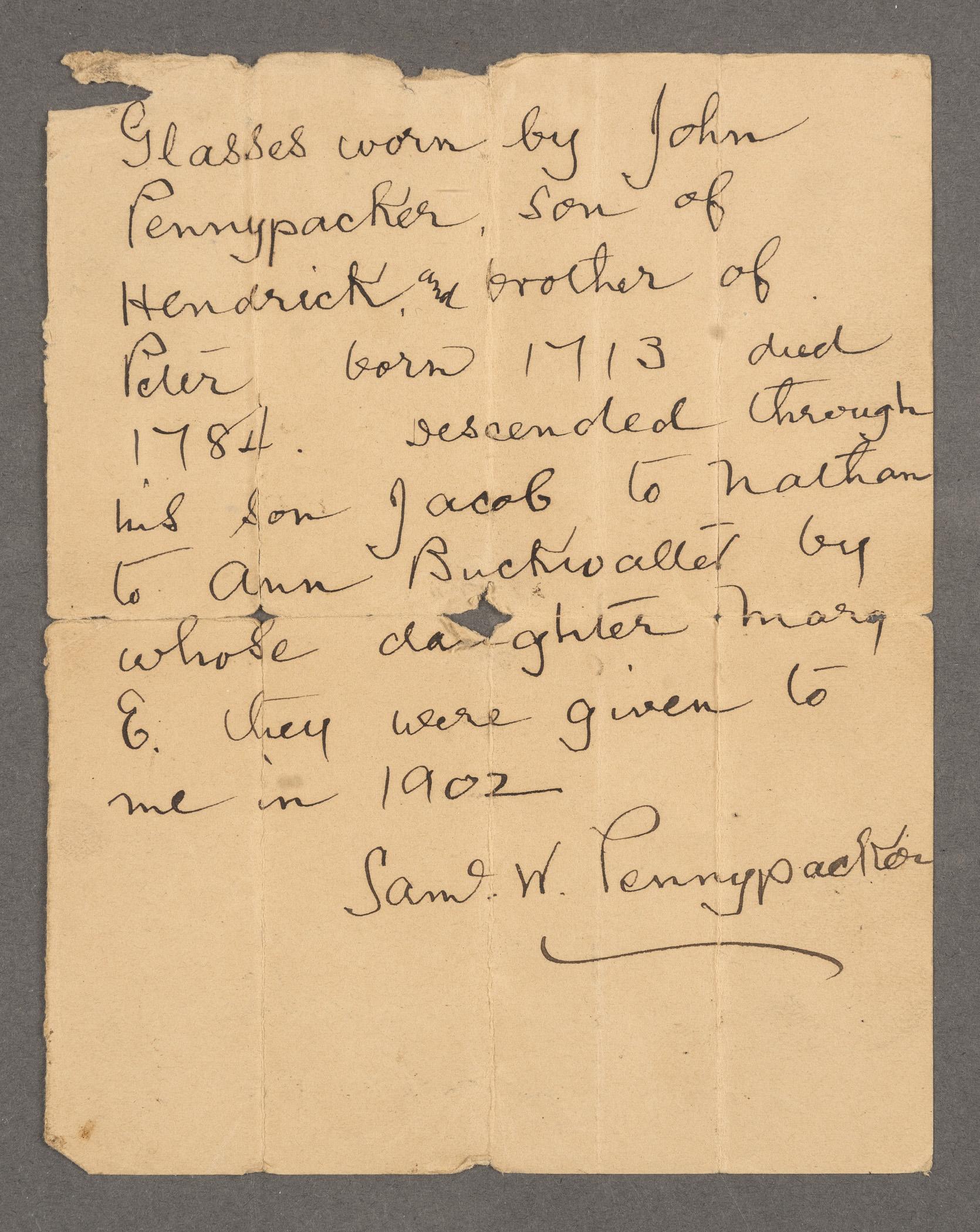 1961.1174 C Manuscript, view 1