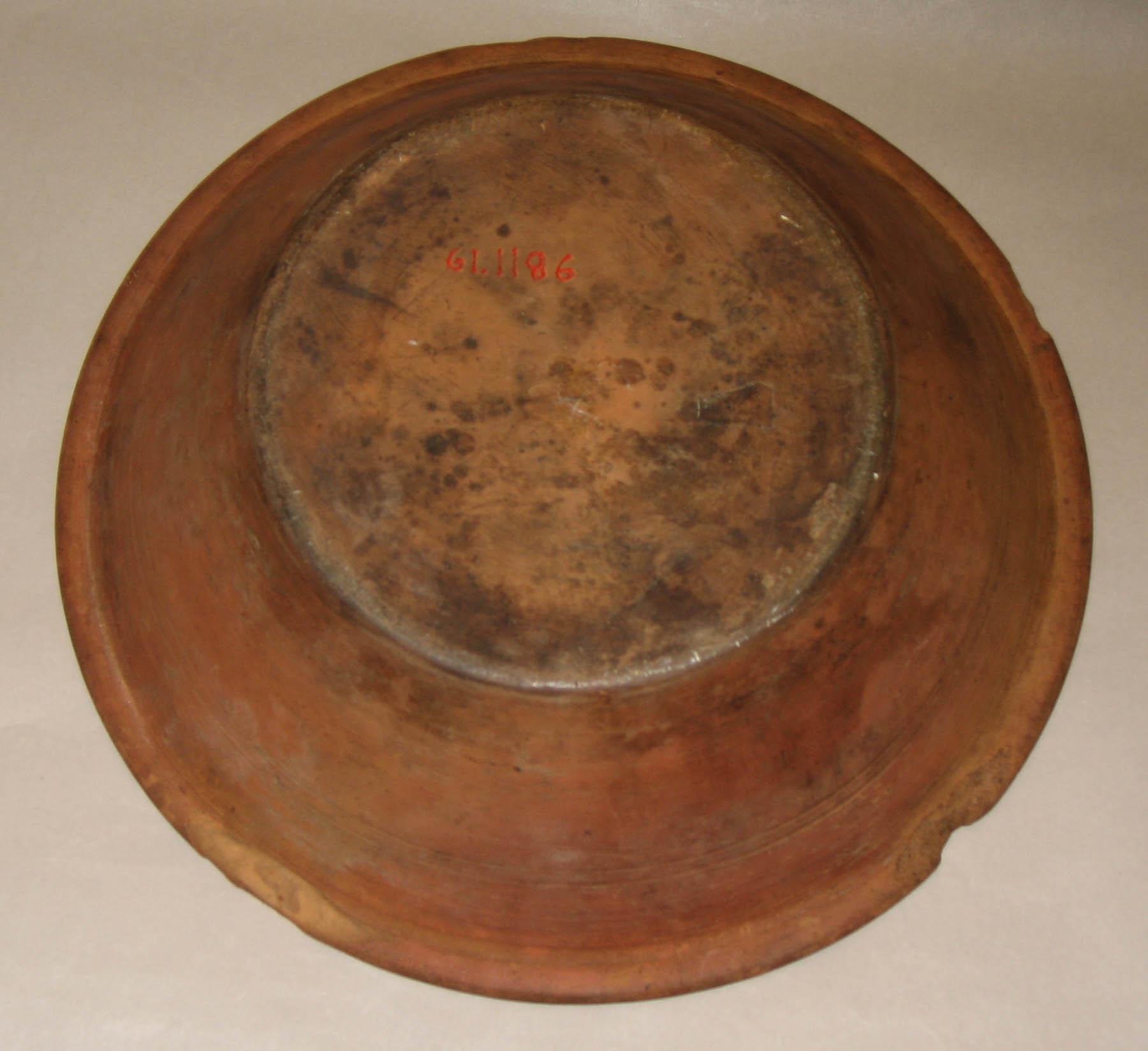 1961.1186 Slipware dish (bottom)