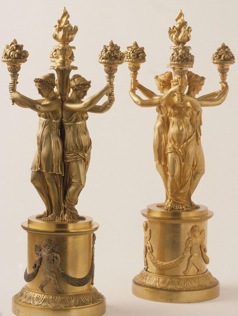 1961.1223.001, 1961.1223.002 Candleabrum