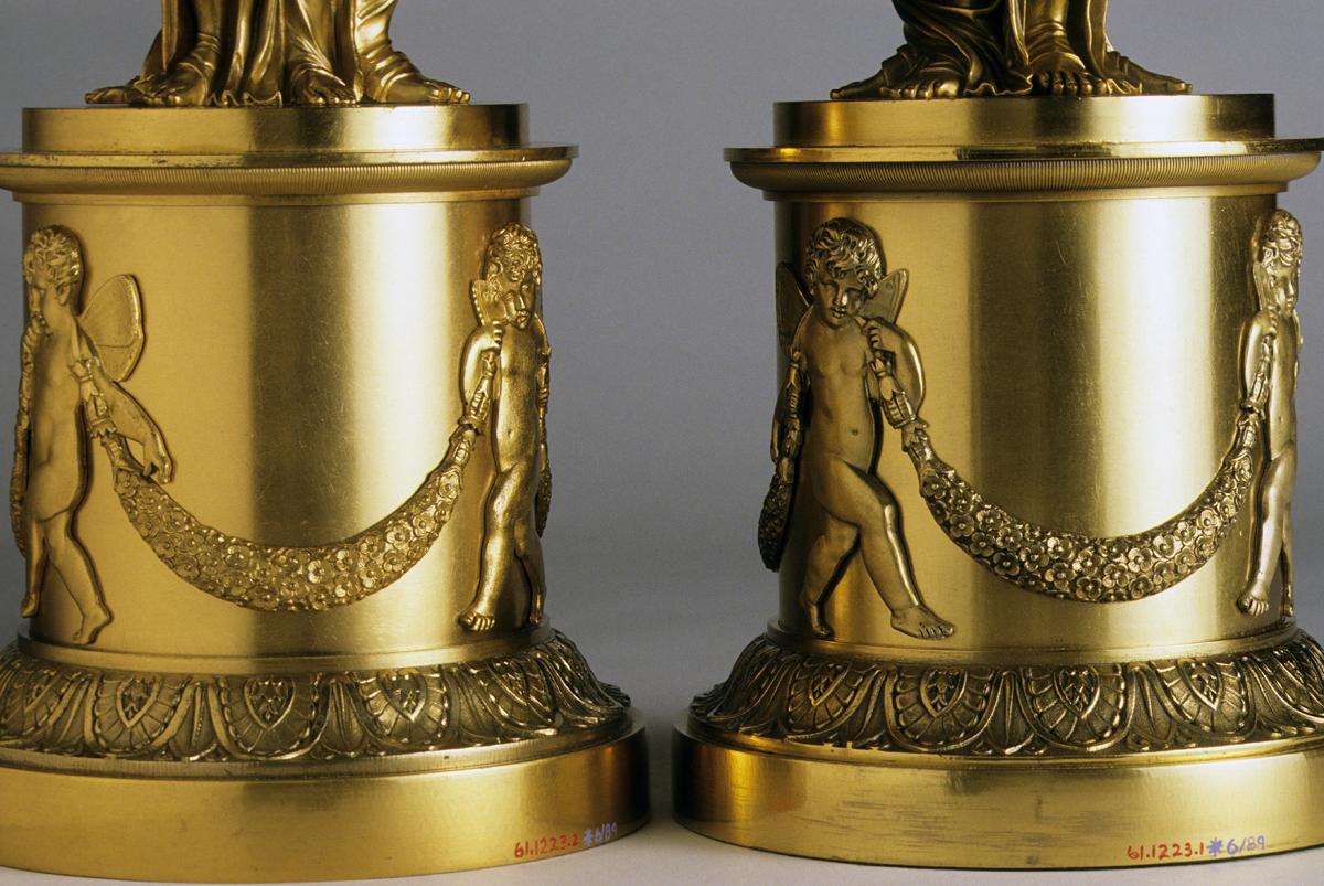 1961.1223.001,.002 Candelabrum, Detail 2
