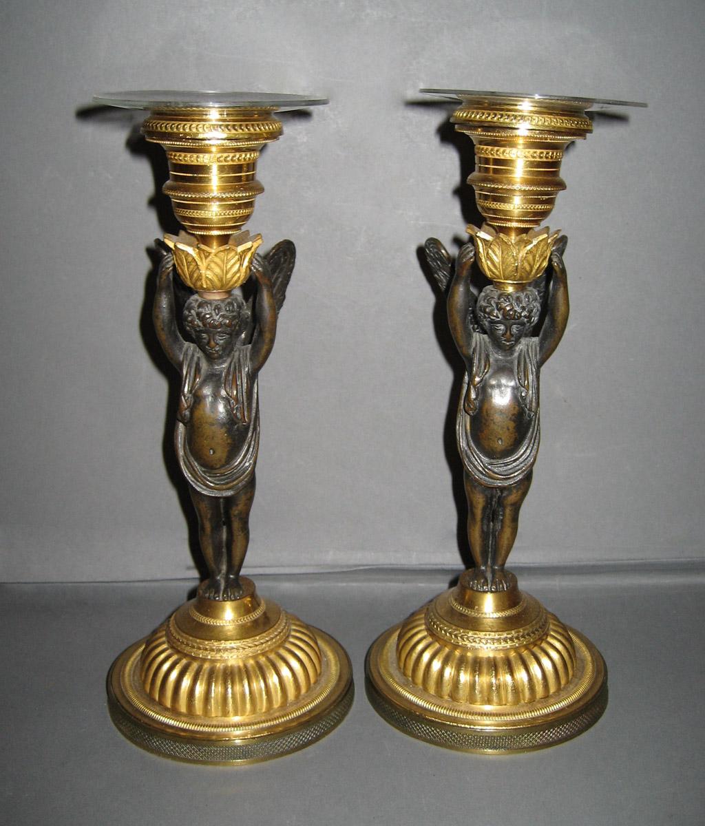 1961.1228.001 and .002 A-C Candlesticks