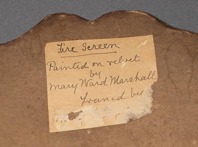 1961.1271.001 Hand Screen, Verso Detail 4