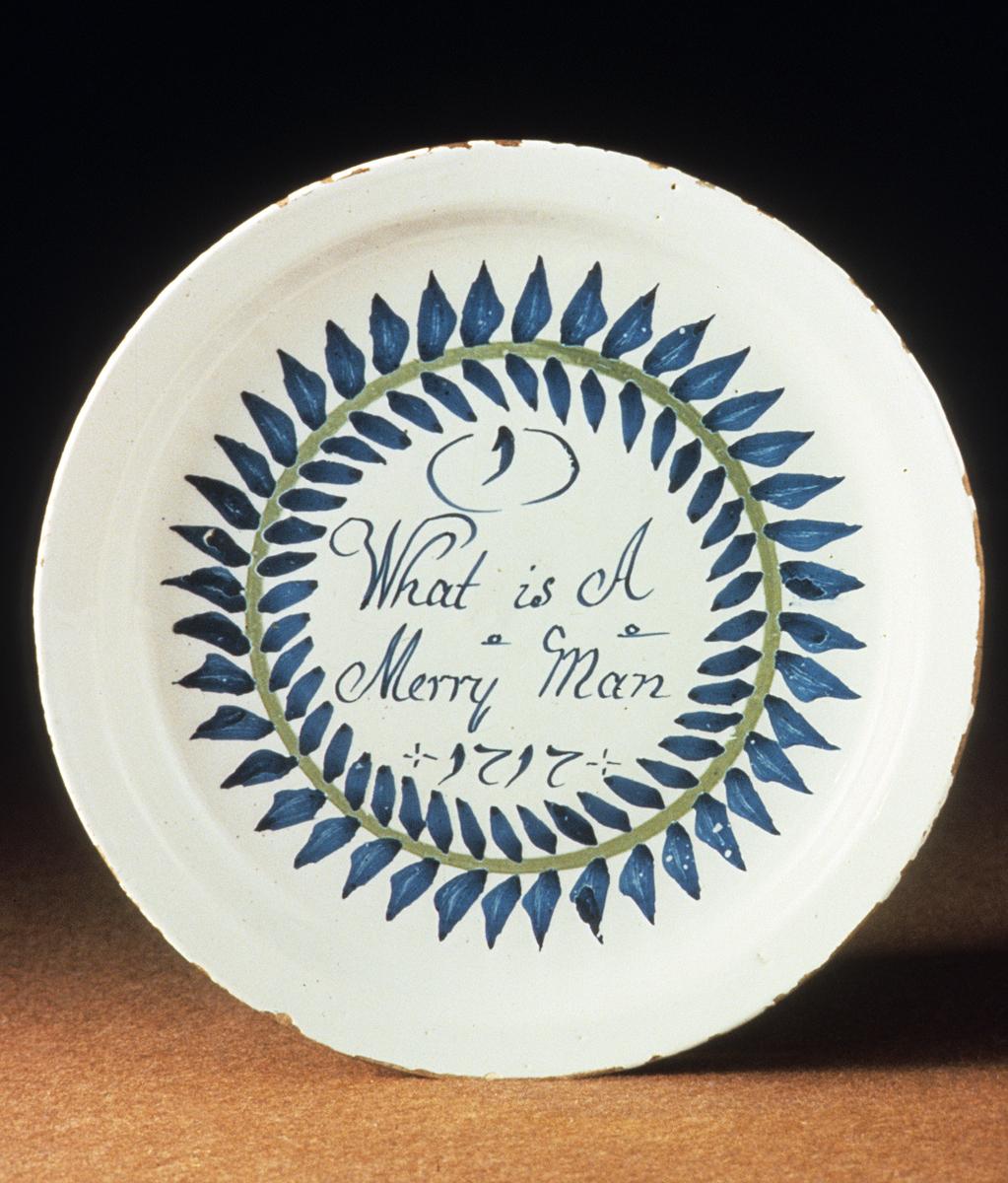 1961.1337.001 Merrry Man Plate