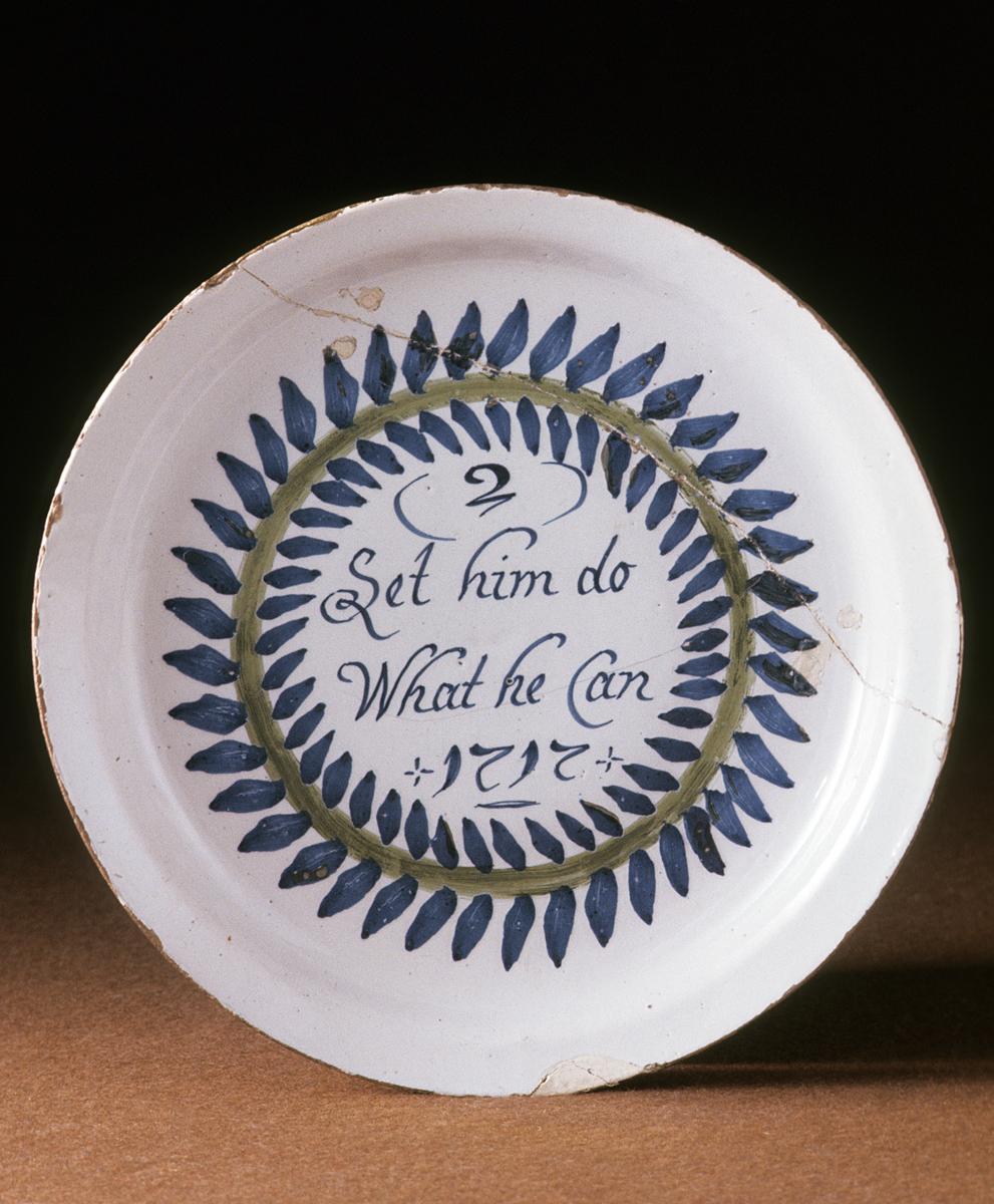 1961.1337.002 Merrry Man Plate